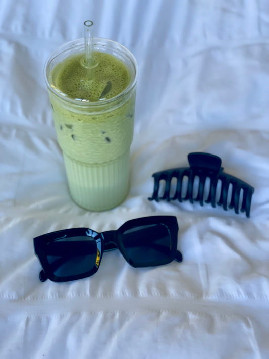 Ribbed Glass Tumbler